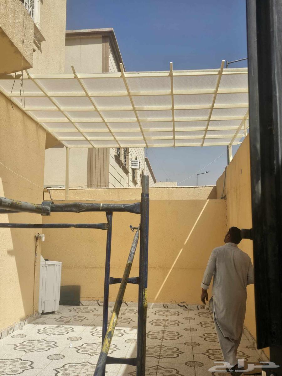 للحدادة والمنيم مظلات سواتر شباب بكرة ابواب64244831543937110