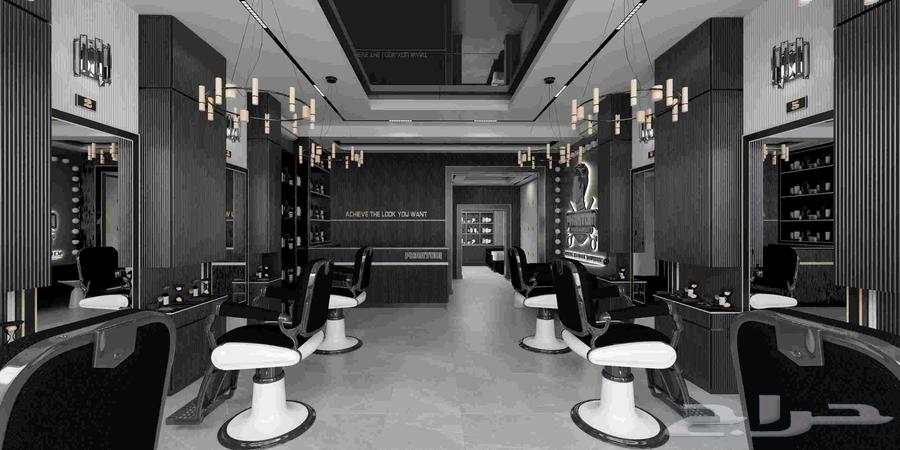 تصميم داخلي وديكور لمحل حلاقه64253797149443111