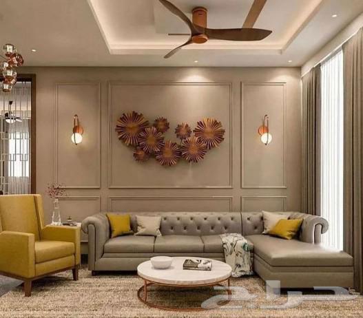 معلم دهانات وديكورات داخلي وخارجي ومضلات وسواتر64240951273217113