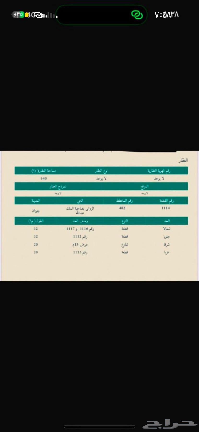 قطعه للبيع مخطط الروابي 48264240138221187111