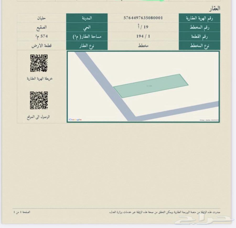 ارض تجارية واجهتين بالصقيع حلبان منطقه الرياض 49 الف صافي64240450553347111