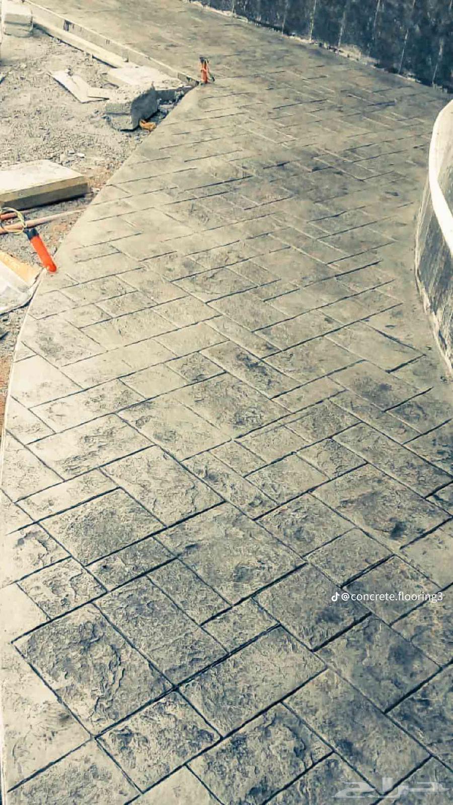 معلم خرسانة مطبوعة الملونة صبة هليكوبتر س ريت ايبوكسي هنا64254509612674111