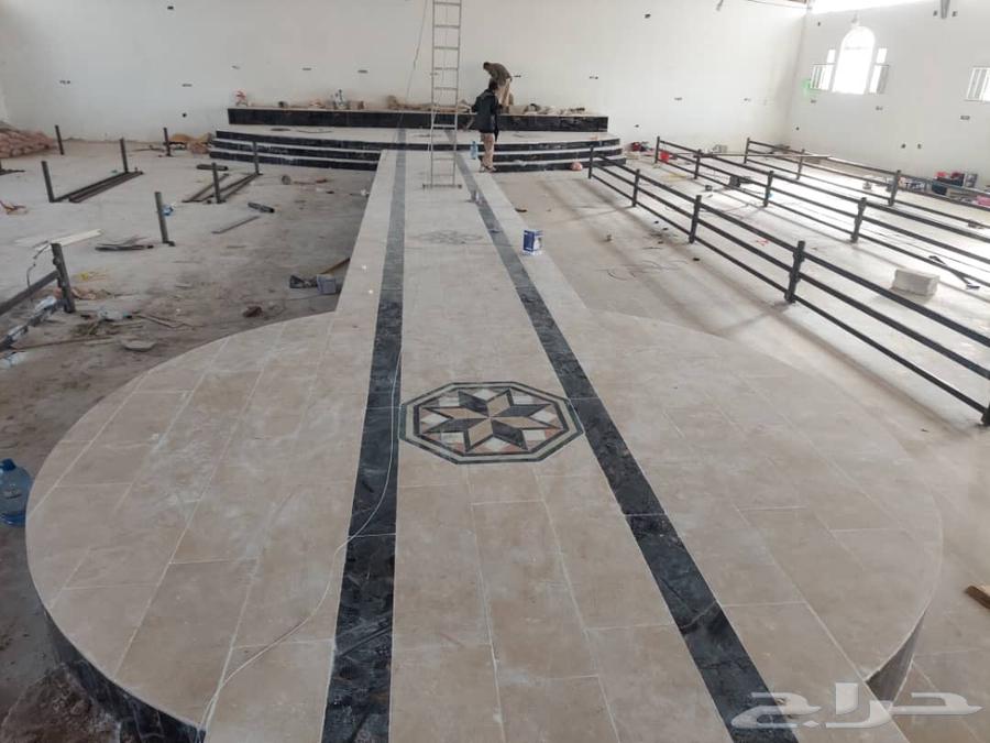 Yemeni tile installer for ceramic, porcelain, and marble installation.64253988012545111