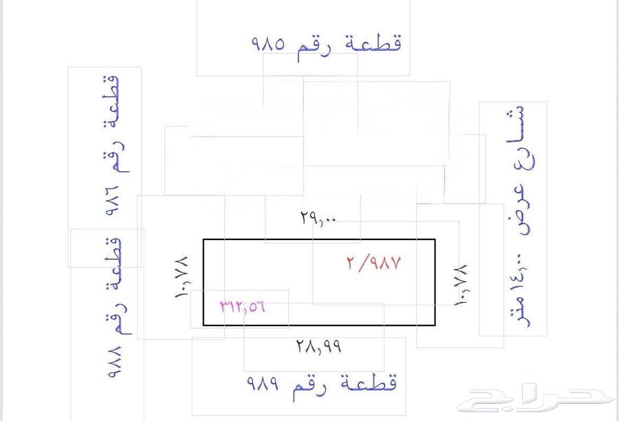 للبيع ارض سكنية مفرزة بالعوينة موقع مميز ومرتفعة64249714649602111