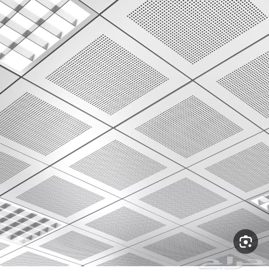 جبس اسمنت بورد أسقف مستعاره مربعات64254956797442113