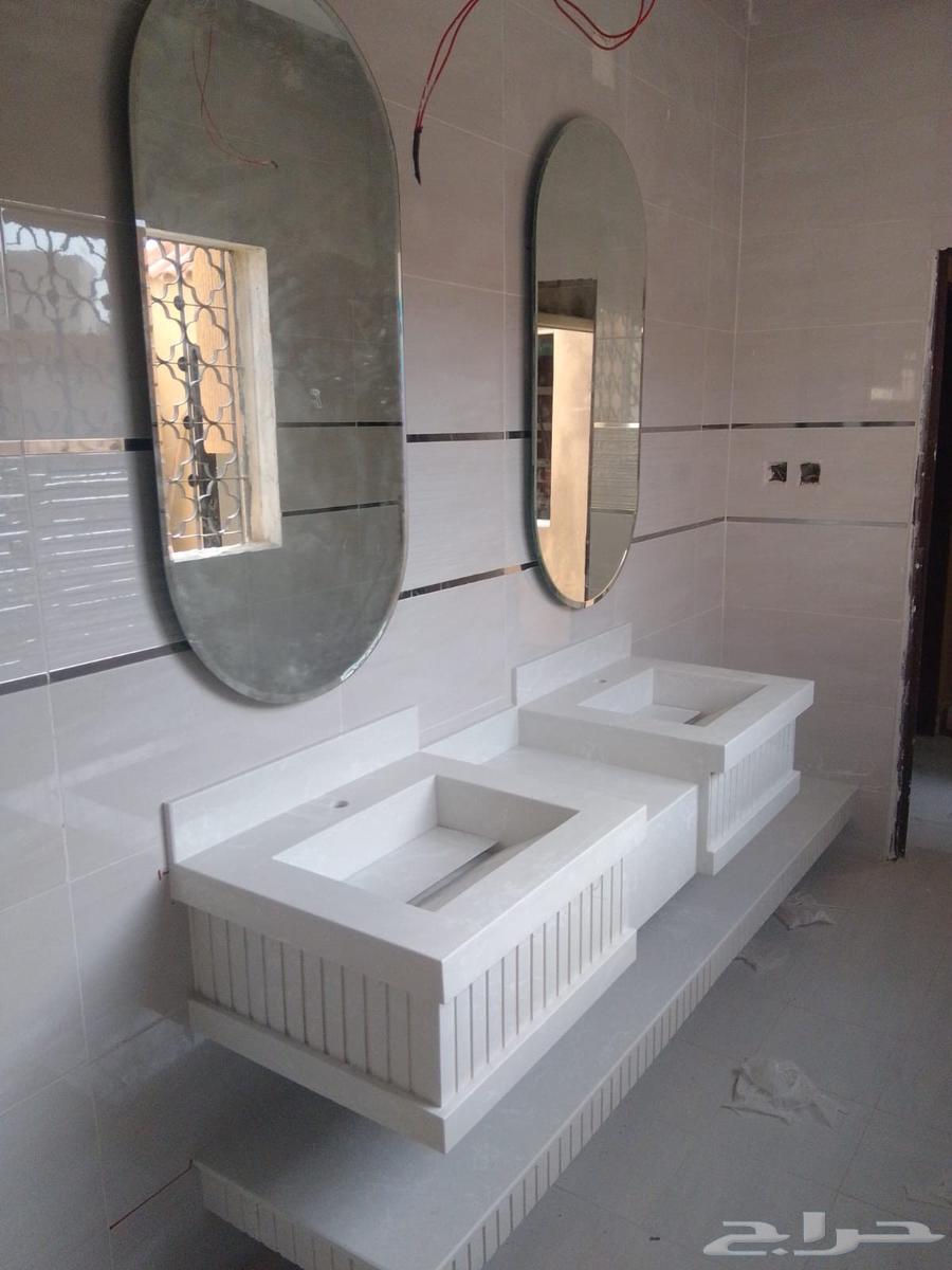 مغاسل رخام وكونترات طبيعي وصناعي64254509578371113