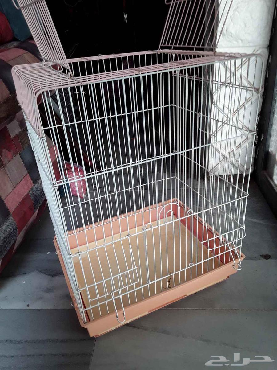 قفص طيور شبه جديد سهل الفك والتركيب64254155223809111