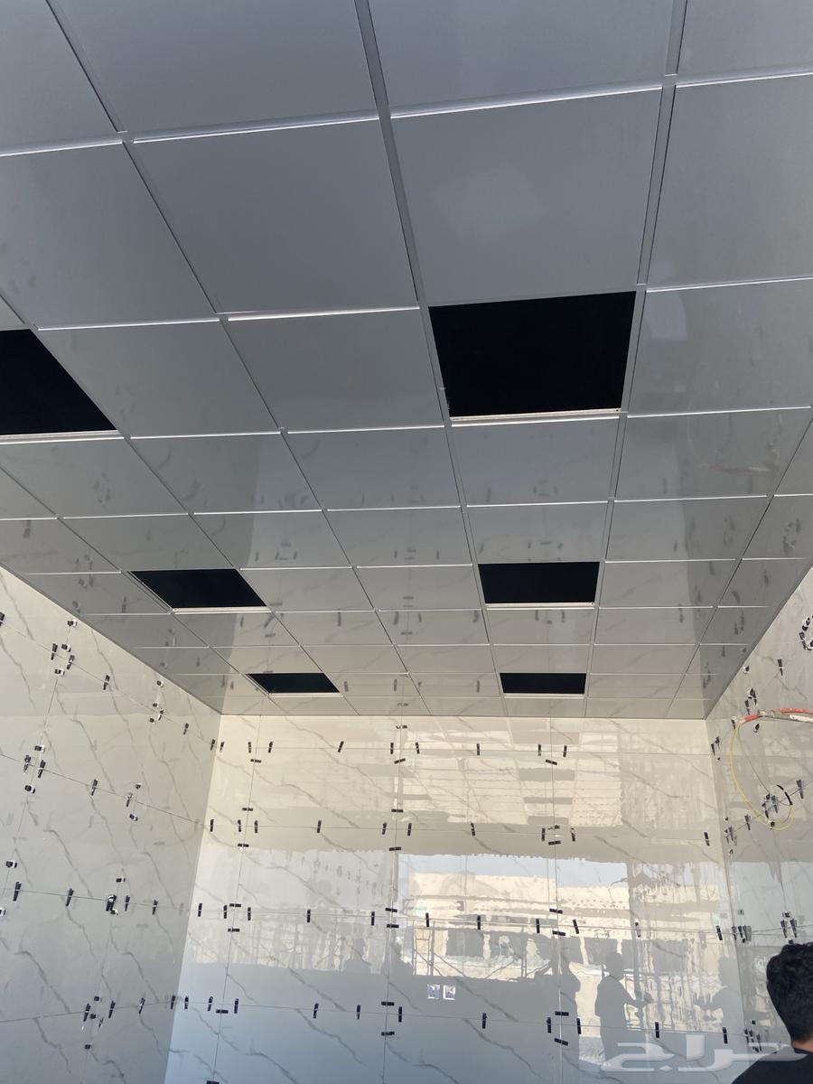 جبس اسمنت بورد أسقف مستعاره مربعات64254956797442110