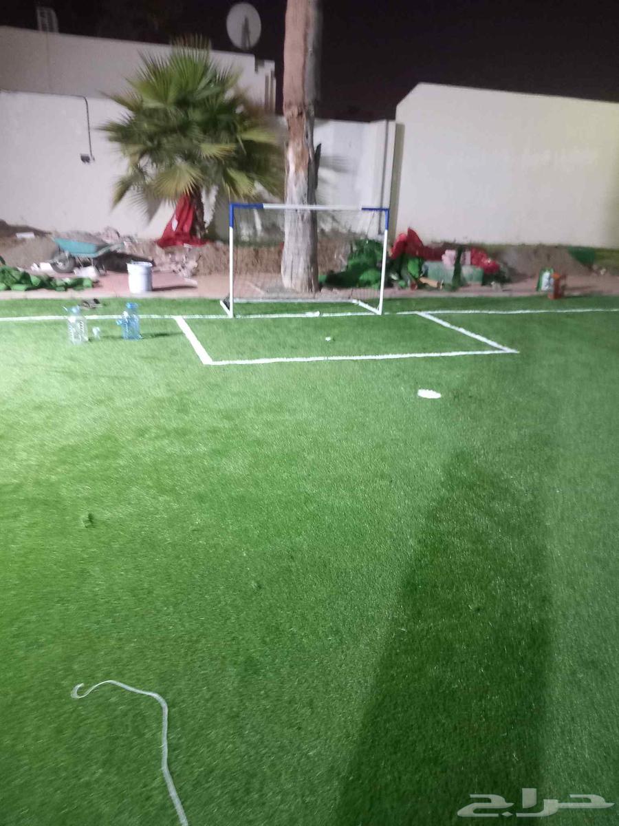 معلم انجيلا صناعي خدايق وملاغب كوره تركيب صيانه64254668000642111