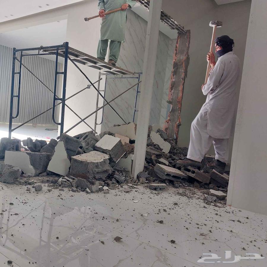 تكسير جدران بلات ترميم بني مجلس حائل64254955447299113