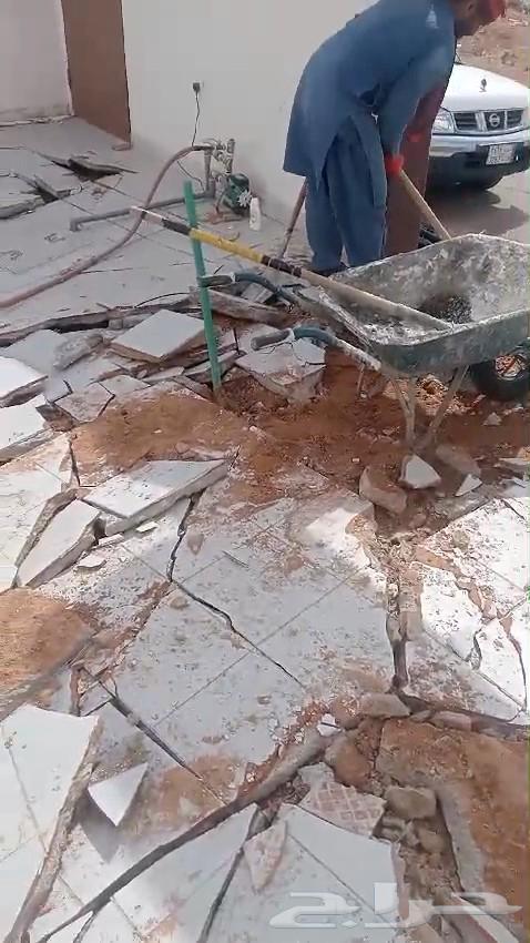 تكسير جدران بلات ترميم بني مجلس حائل64254955447299111