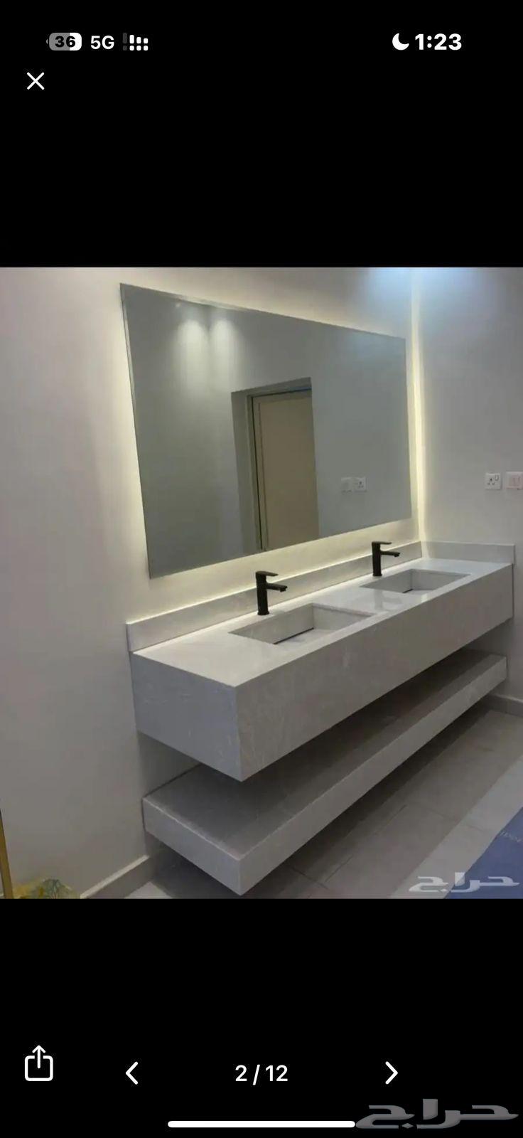 مغاسل رخام وكونترات طبيعي وصناعي64254509578371111