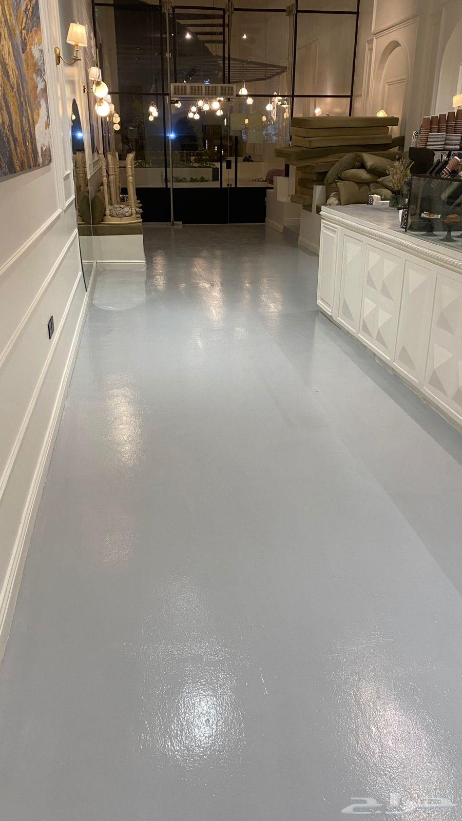 Implementation of all concrete and industrial transparent epoxy works64254507072003112