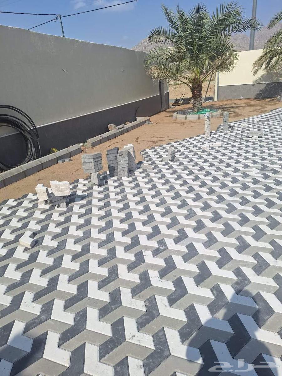 معلم انترلوك بندور  بلاط مقاول  ا ستاني شغل انترلوك بندور64250136444930113