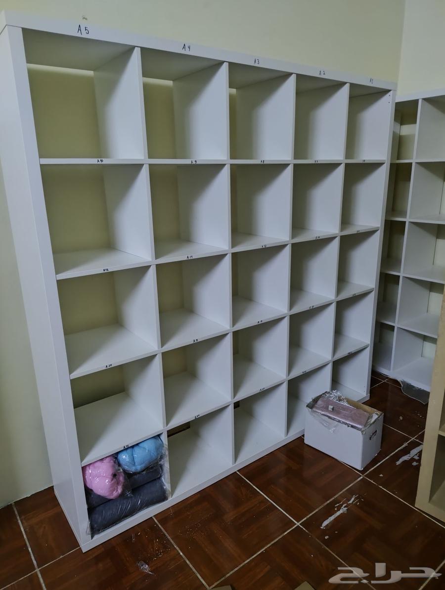 دواليب ايكيا رفوف 5x5 شبه جديد64679324304643110