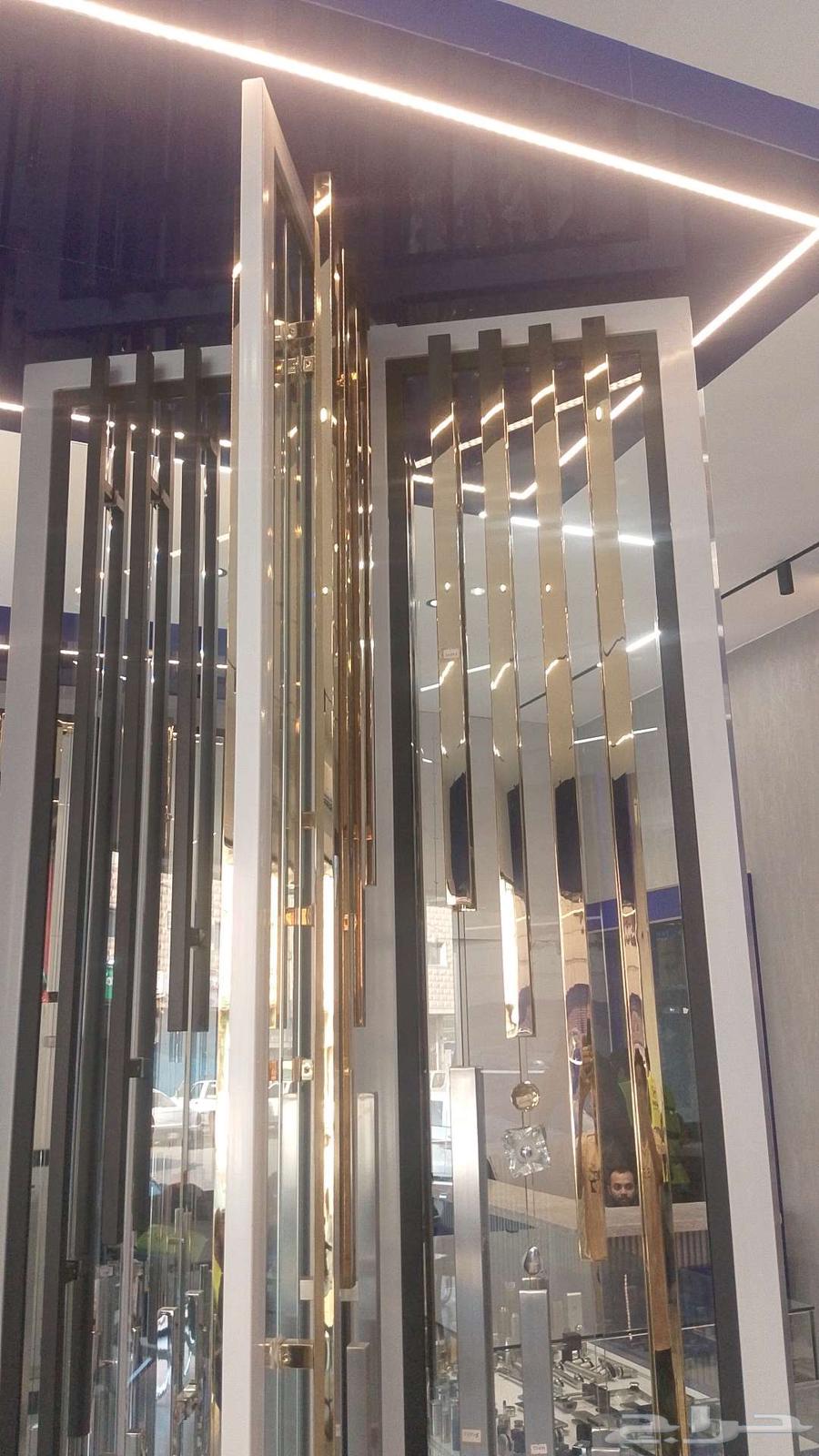 انواع الزجاج ولمطابخ دربزين سوتر شورات المنيوم استركشر64171379495426112