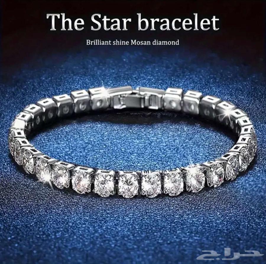 اسورة وخاتم فضة استرلينى نسائى جديد محلى بفص ماسونيت64524698324482110