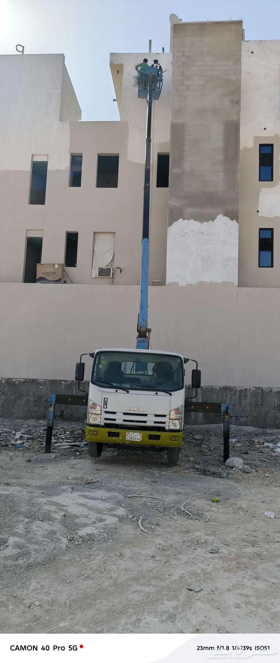 Crane truck with lifting capacity, debt loading, trips, drums, dismantling panels64170439487617114