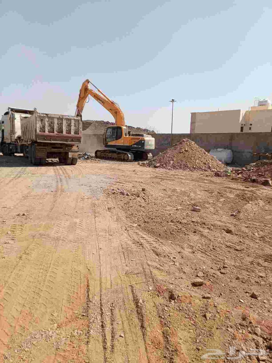 مقاول حفر وتسوية بوكلين لايجار حفر الأرضيات قطوعة أو يومية64613362126722112