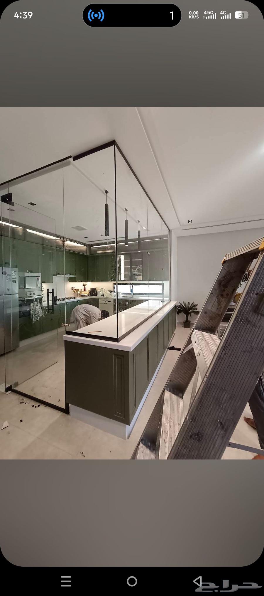 معلم الزجاج جدة درابزين زجاج جدة64173750743683111