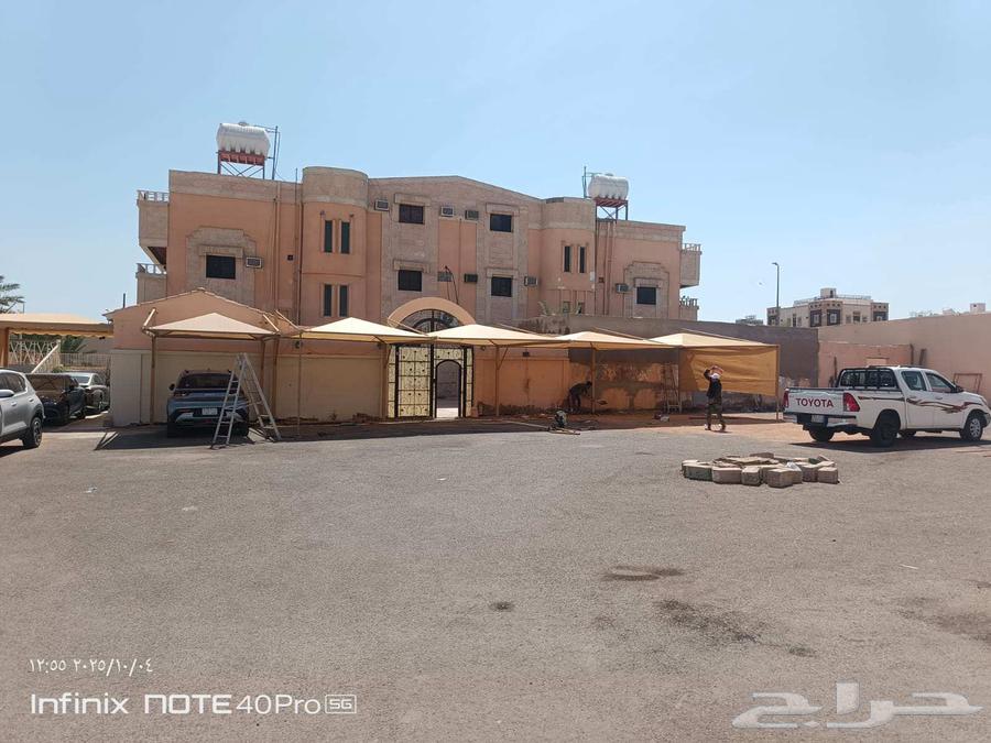 مظلات سيارات صيانه مظلات وسواتر وخيام وبيوت شعر مع ضمان64173753005570111