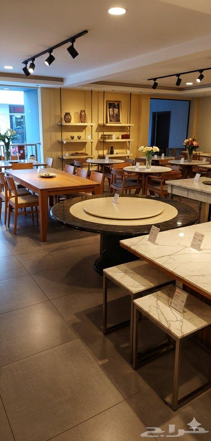 Marble Dining Table with Lazy Susan (Includes Lazy Susan) – Price per Unit64663336286211110