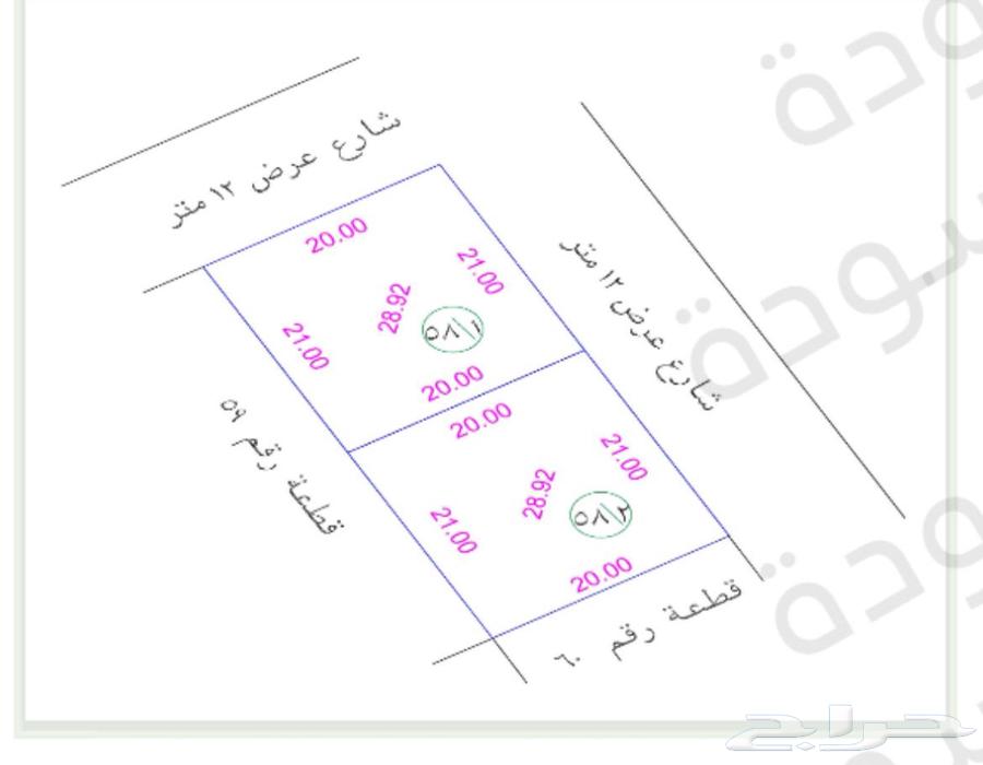 للبيع ارض الطرفيه 420 م مخطط النهضه64264173762177110