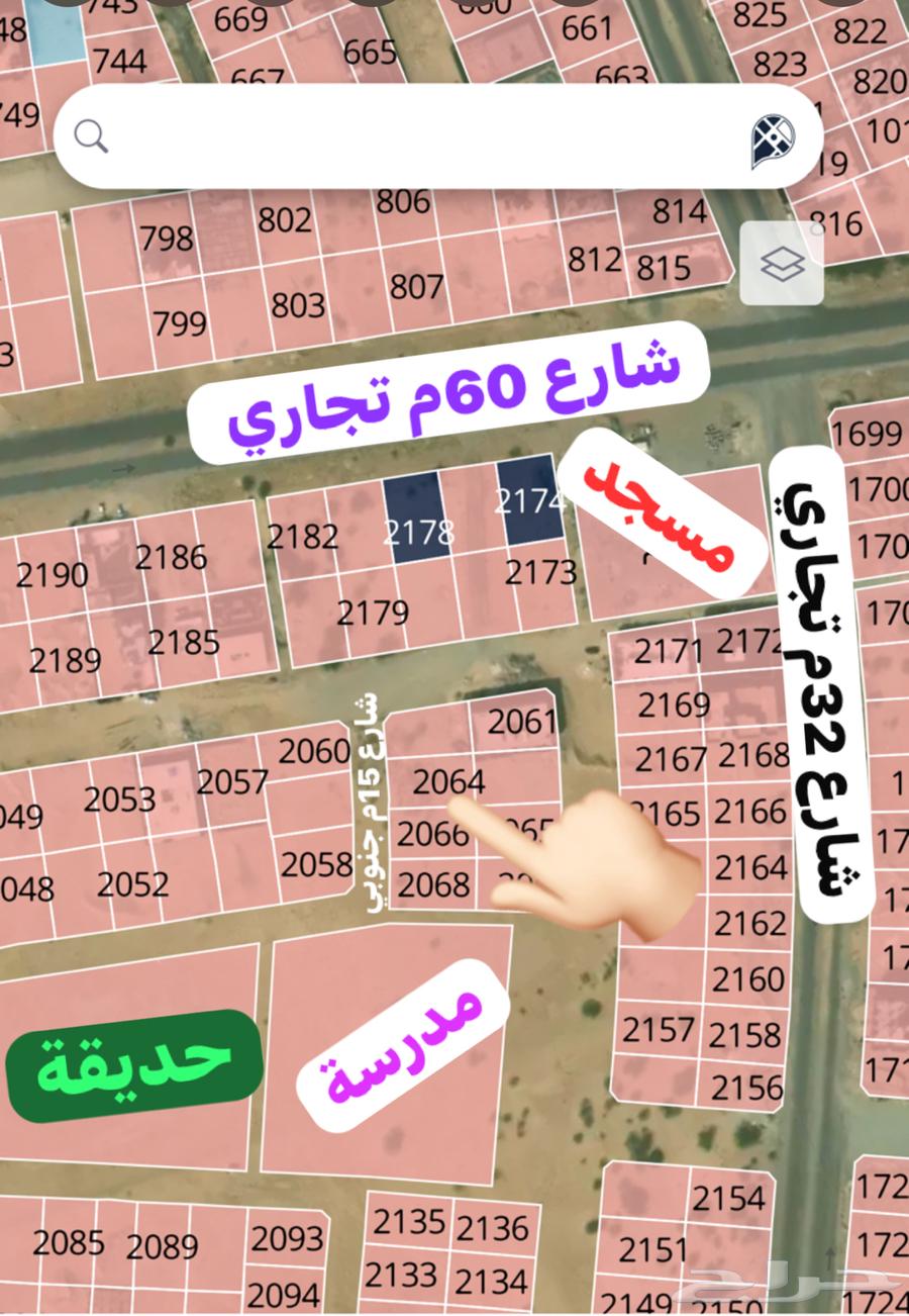 ارض للبيع بمخطط ولي العهد 4 مساحة 777م مزفلت قريب من مسجد64263785101185112