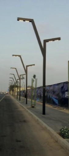 أعمدة الإنارة الديكوريه يوجد قواعد خرسانه64260120136195111