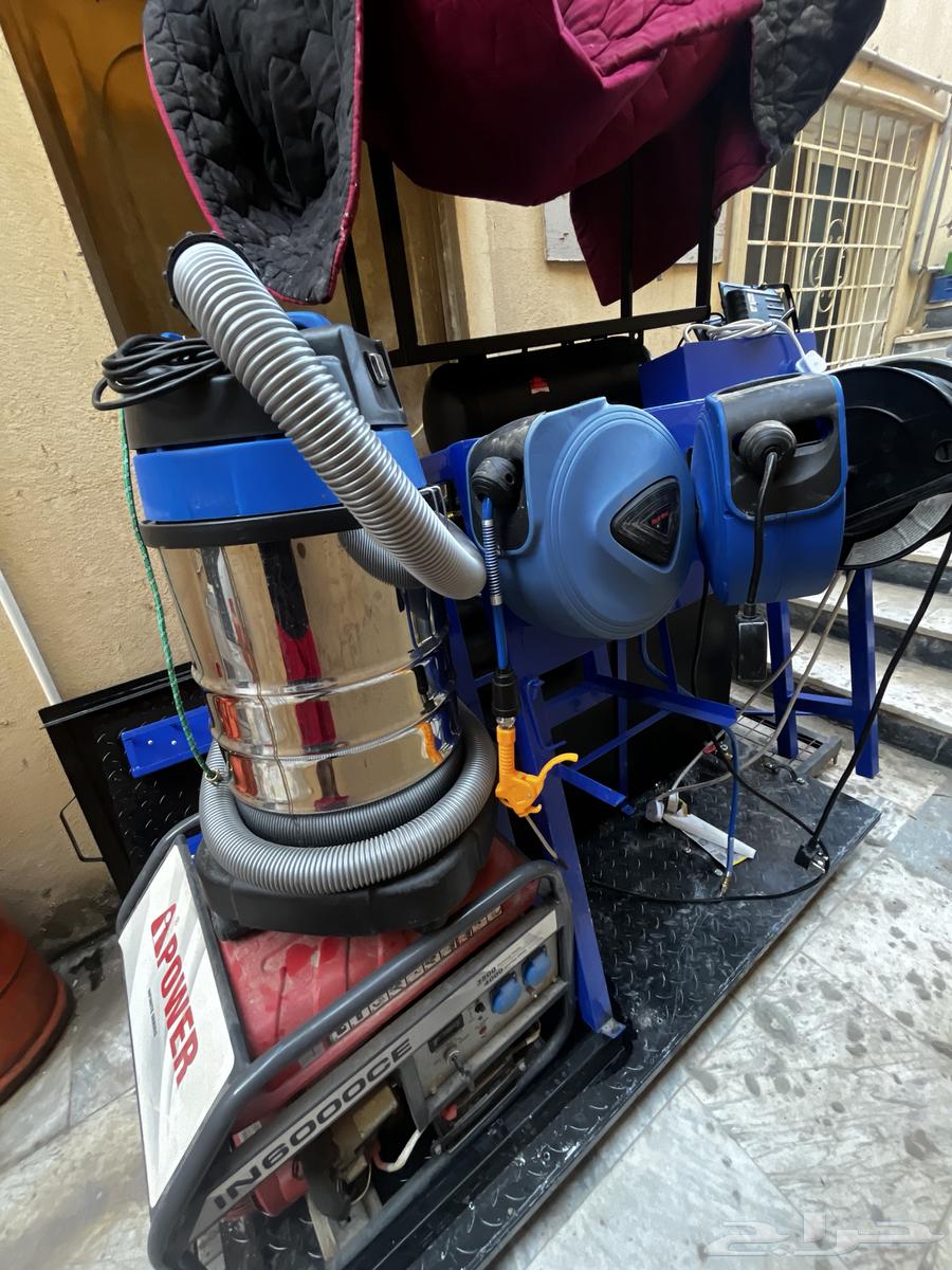 Complete setup for a mobile car wash vehicle64274475438082111