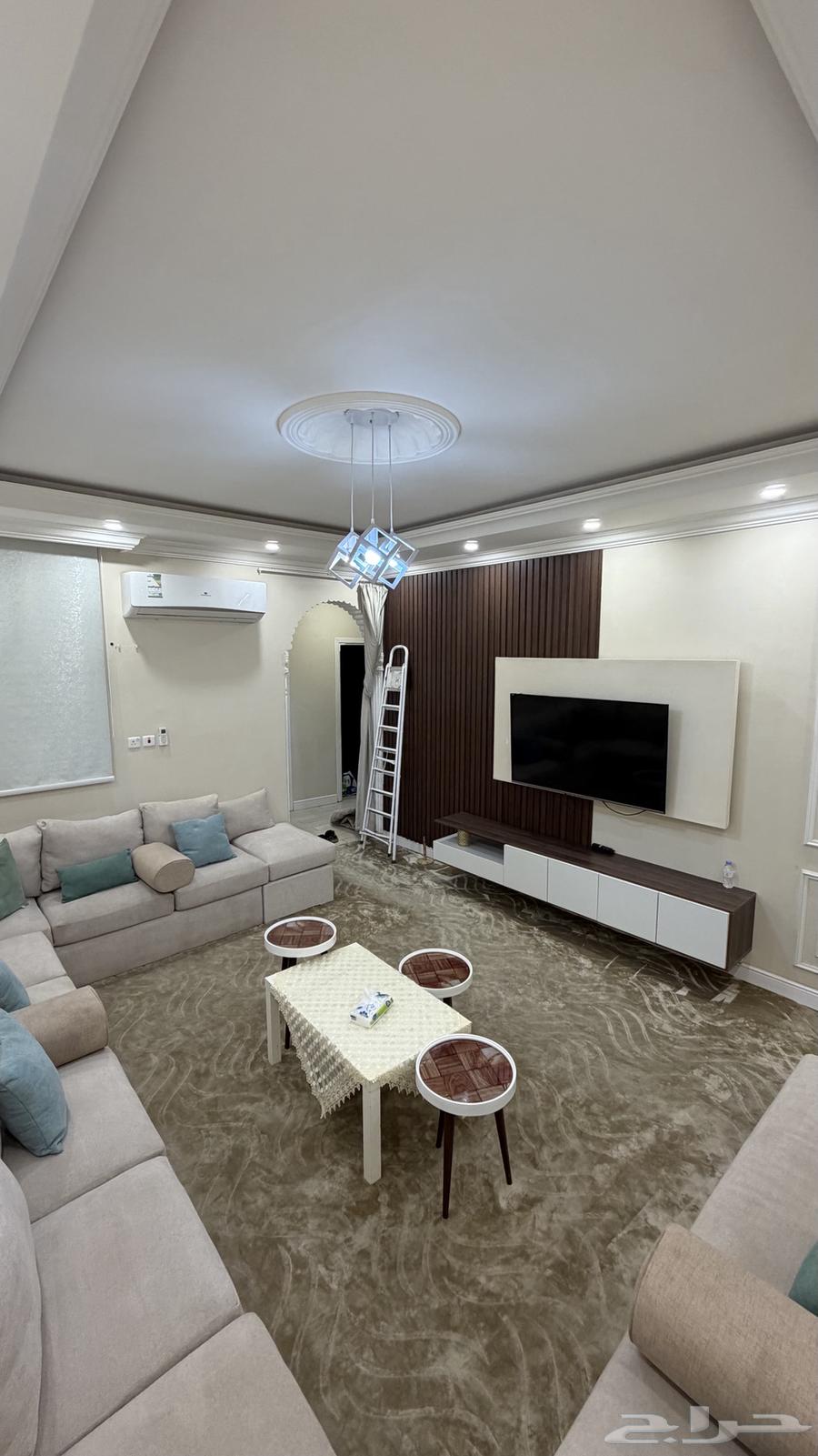 شقة مفروشه اربع غرف وصاله ومطبخ راكب عوائل فقط64437908254850110