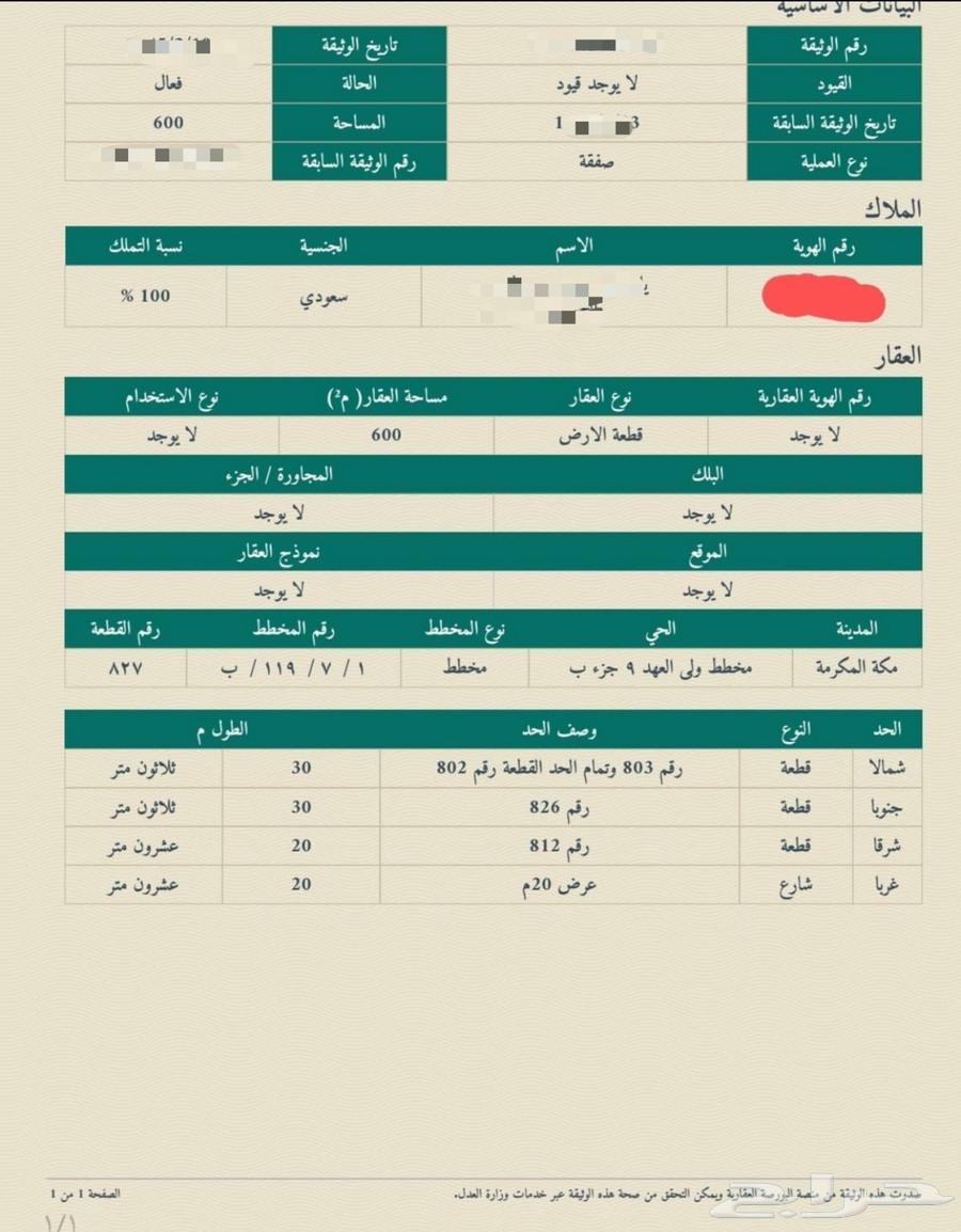 ارض للبيع بمخطط ولي العهد 9ب المربع الاول شارع 20م64345656711682114
