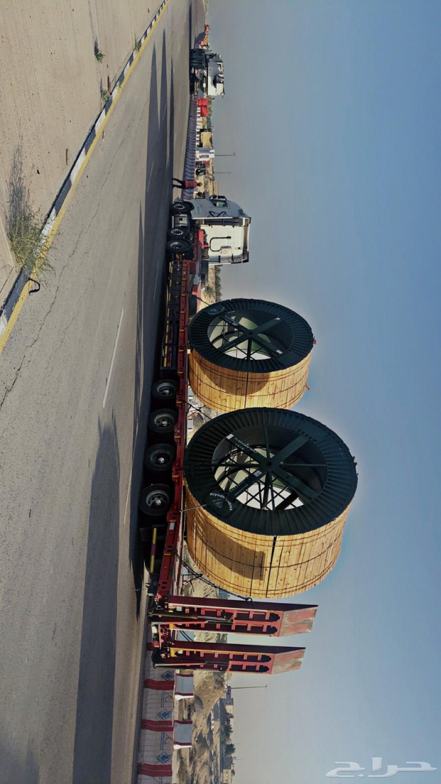 لوابد لنقل المعدات في جميع أنحاء المملكة. مع مكرة سحب64354941715971111