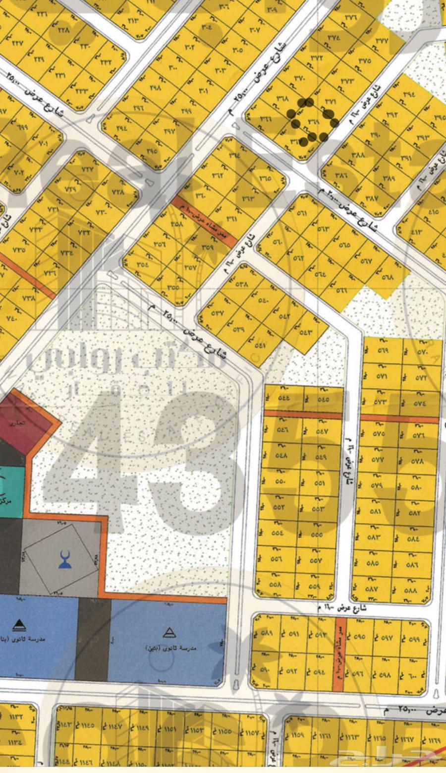 للبيع شارعين مخطط المليساء64354890079363110