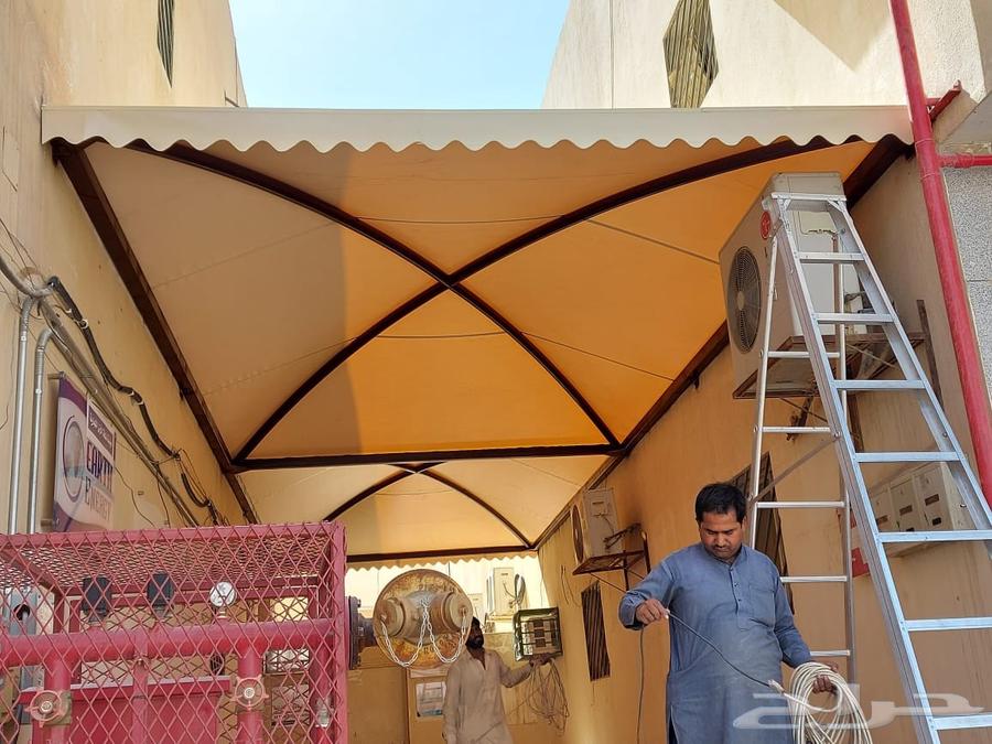 حداد مظلات سواتر وجميع اعمال الحداده64264183172482111