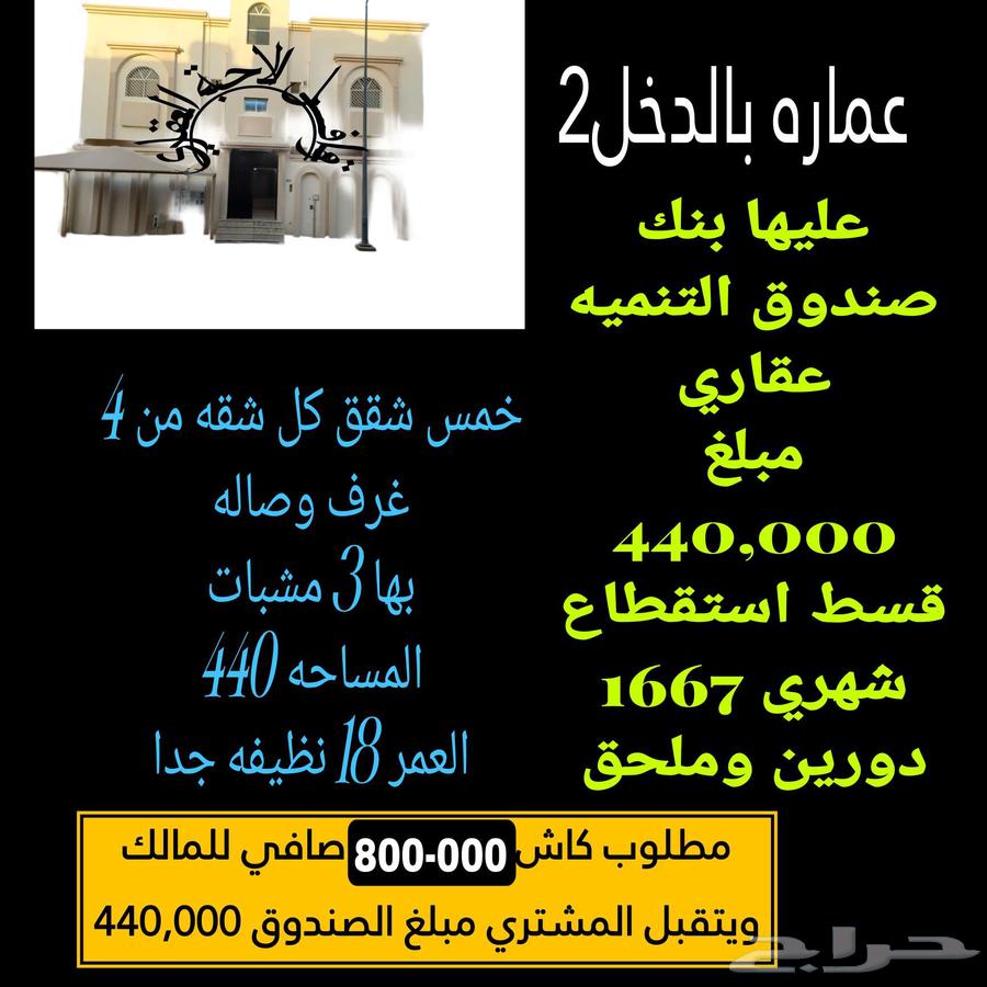 عمائر بالدخل2 البيع كاش فقط64254311657473112