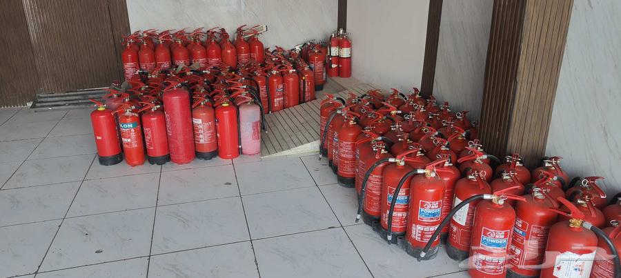 New fire extinguisher filling maintenance safety certificate technical report maintenance contract64260123438081114