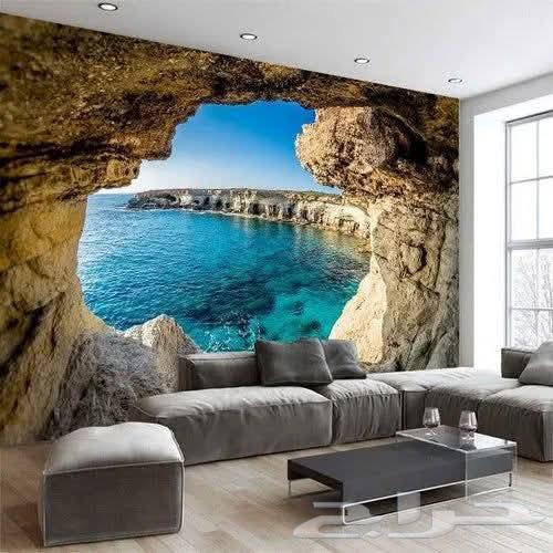 طباعة ثري دي..طباعة مناظر 3D..ورق جدران64263982003715112