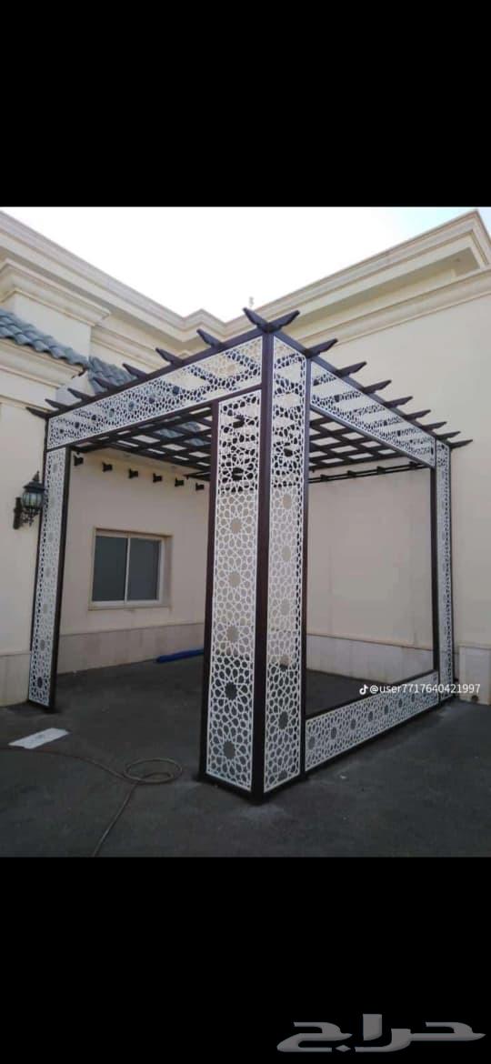 Shade canopies, shutters, and seating areas64260120117250113