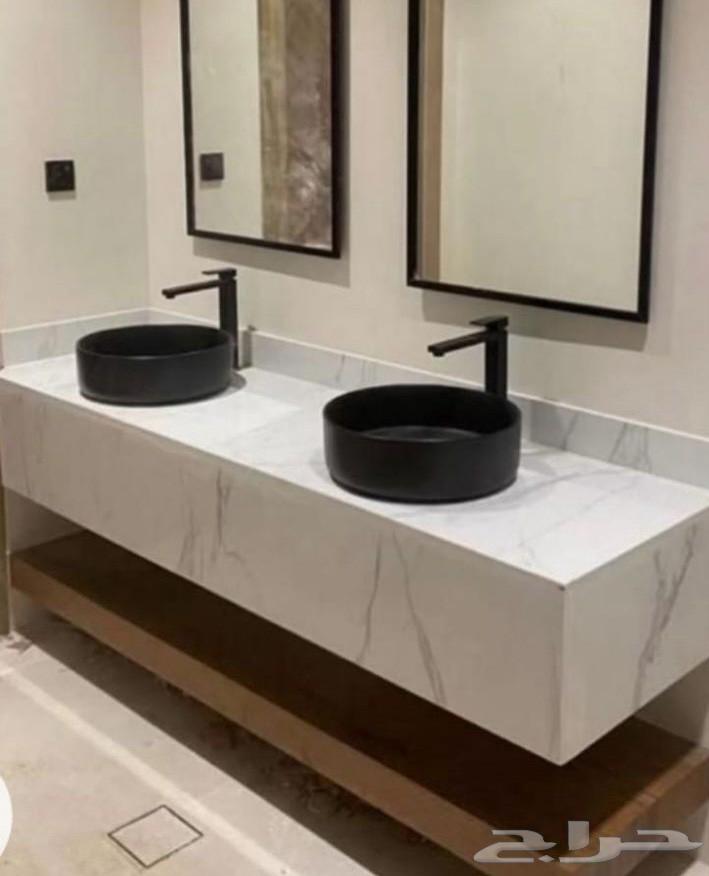 تركيب وتصنيع جميع انواع الاحواض الرخام والسيراميك والديكورات64265061218305111