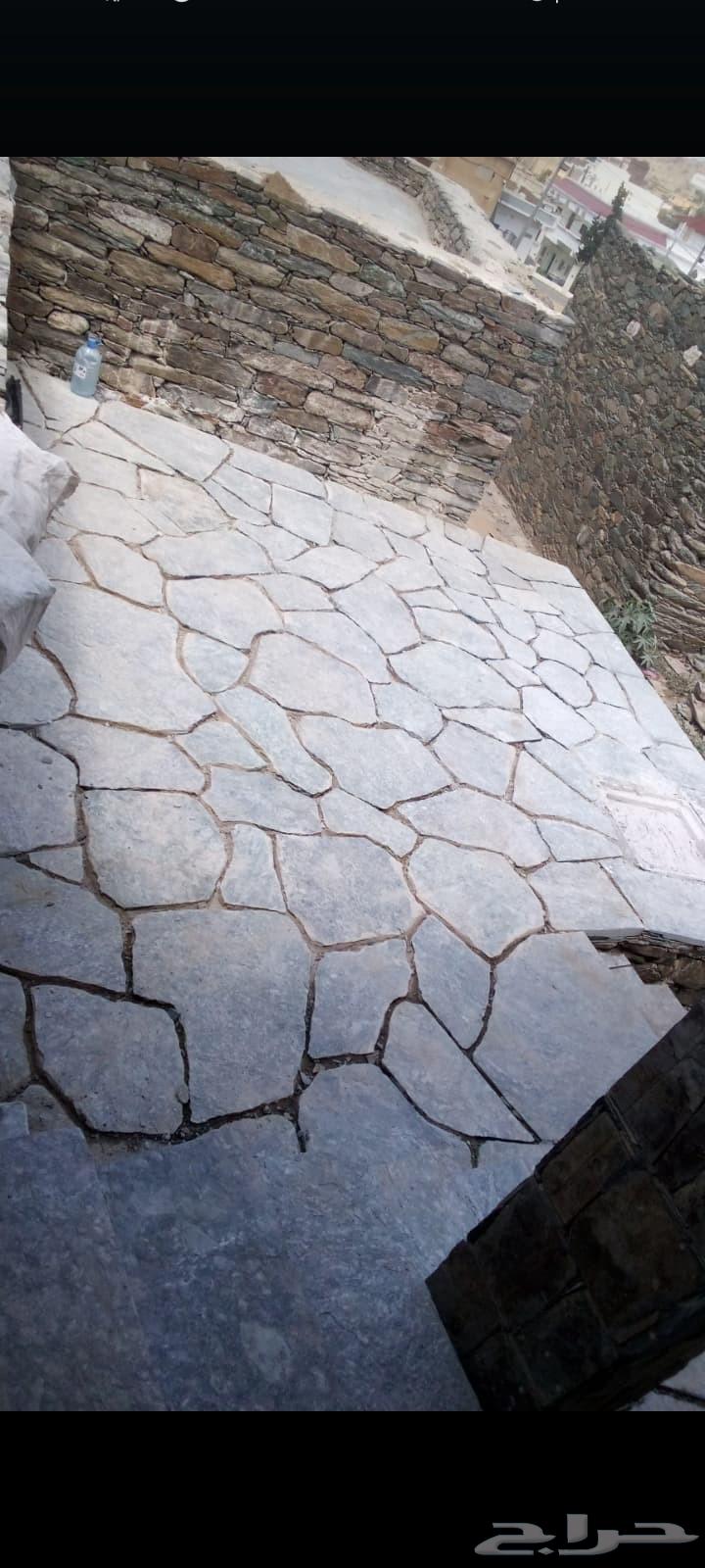 معلم تلبيس حجر طبيعي معلم حجر كبير رباريب مقاولات عامه جوال64273739280129110