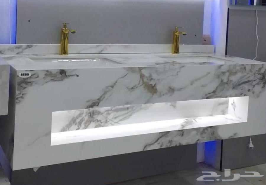 تركيب وتصنيع جميع انواع الاحواض الرخام والسيراميك والديكورات64265061218305112