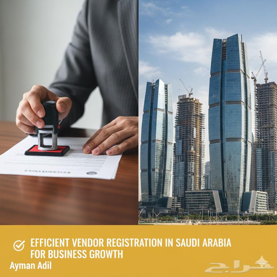 تسجيل الشركات والحصول على رقم المورد (الكهرباء أرامكو نيوم64355009521025111