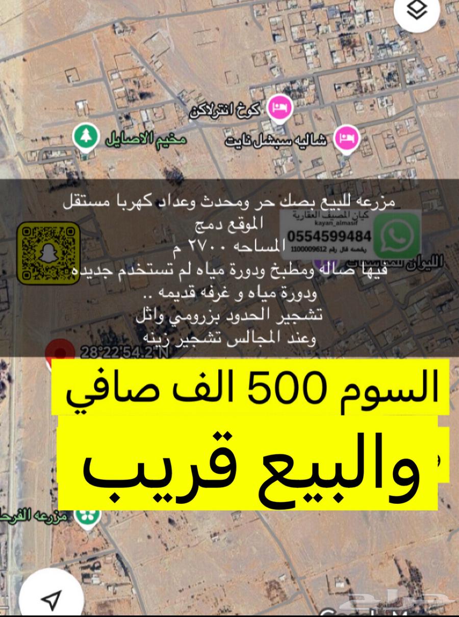 أراضي زراعية متنوعة للبيع بتبوك64370011901315111