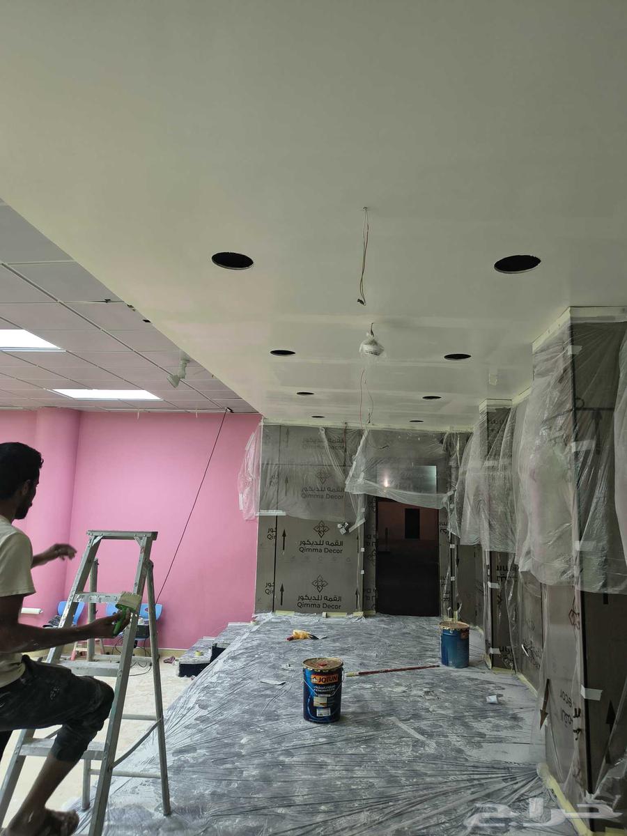 أصباغ ديكورات جبس بورد احدث الاصباغ ترميم شامل بناء مجالس64370181157377111