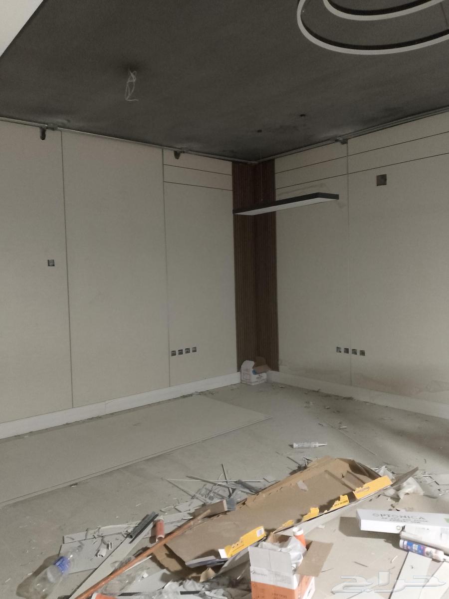 Marble alternative installation. Foam parquet, chipboard, sole fiber64370197169153114