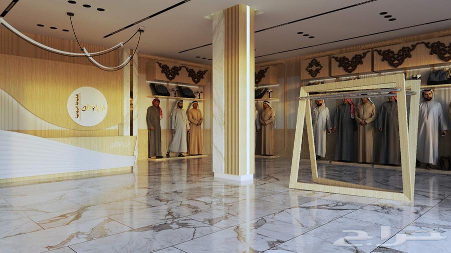 تصميم داخلي وديكور لمحل خياطه اثواب رجالي64370063970049114