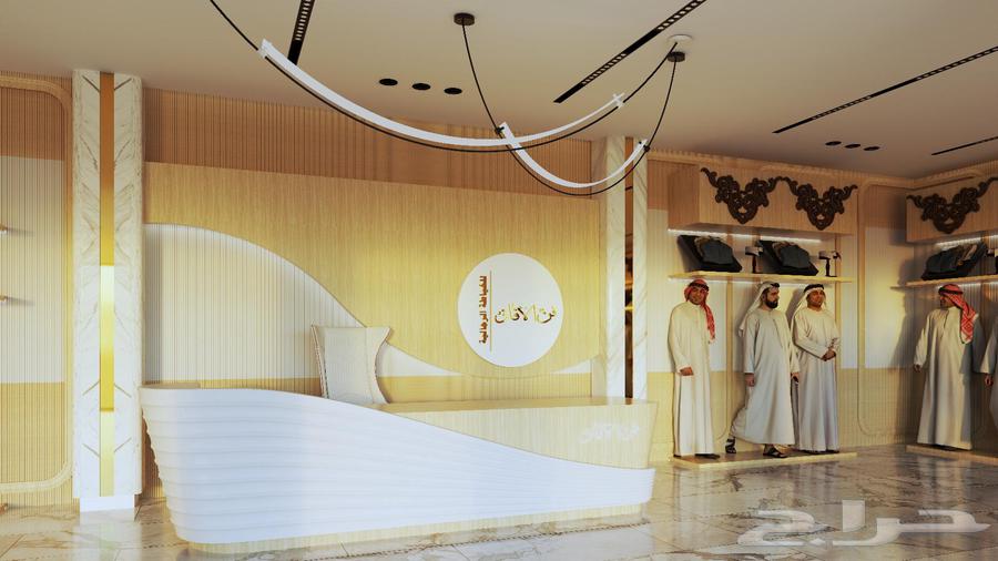 تصميم داخلي وديكور لمحل خياطه اثواب رجالي64370063970049112