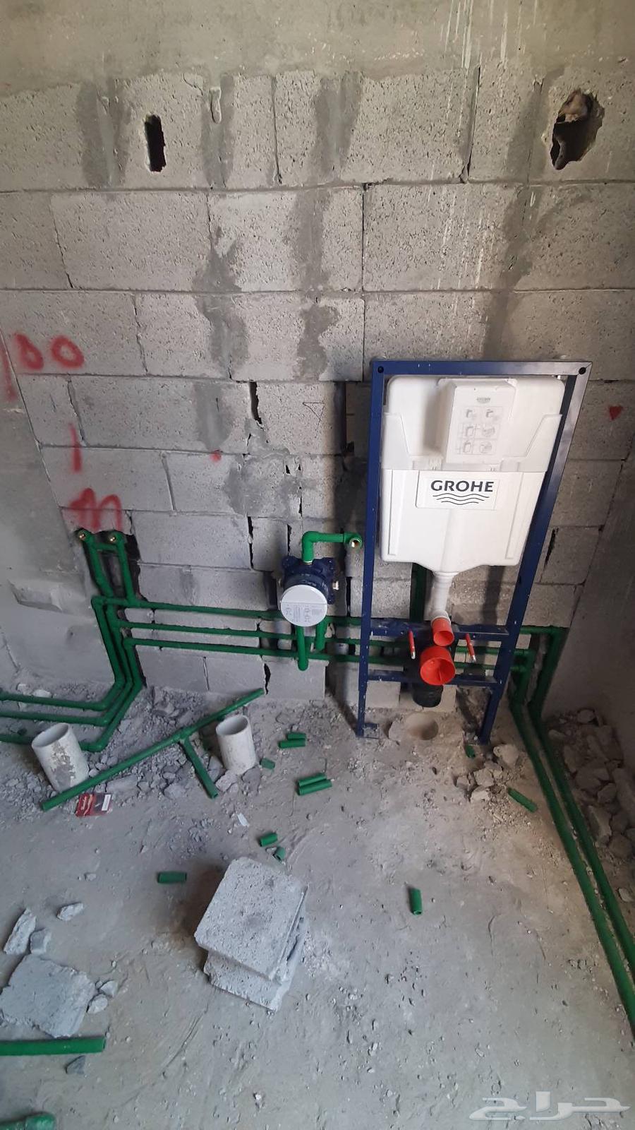 معلم سباك لجميع أعمال السباكة الحديثة تأسيس وتشطيب وصيانة64360115463554110