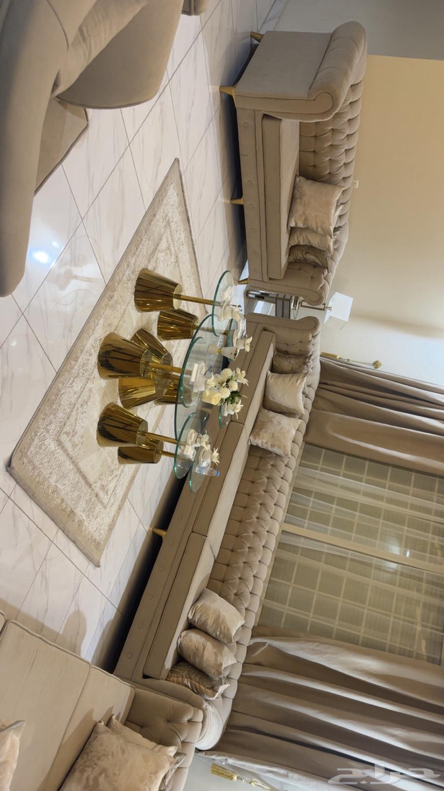 Women's Majlis Sofa with Coffee Table, Dining Table, and Buffet64379975147011110